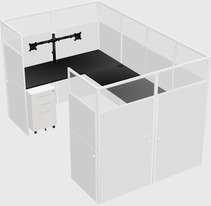 Cabine en u
