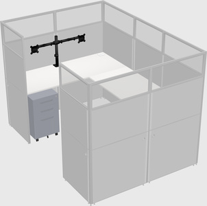 Cabine en u