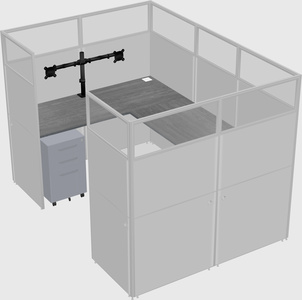 Cabine en u