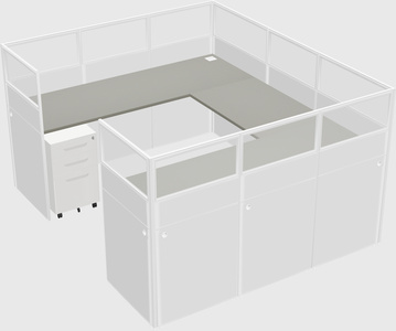 Cabine en u