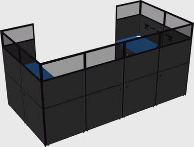 Cabine en u