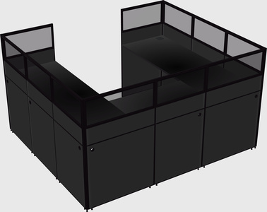 Cabine en u