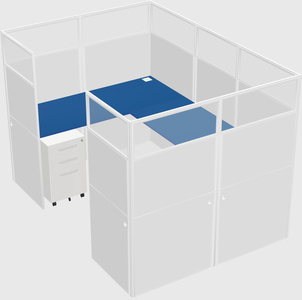 Cabine en u