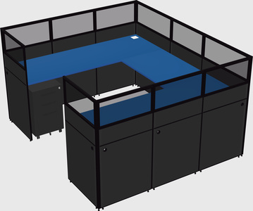 Cabine en u
