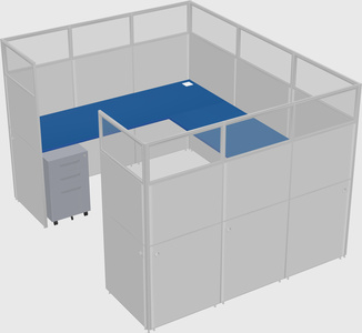 Cabine en u