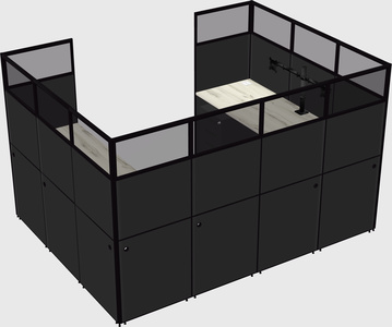 Cabine en u