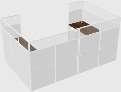 Cabine en u