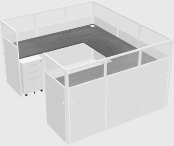 Cabine en u