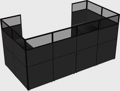 Cabine en u