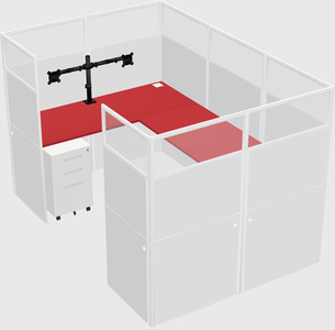 Cabine en u