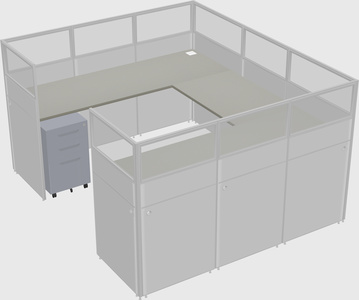 Cabine en u