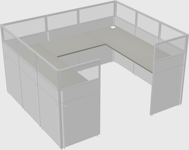 Cabine en u
