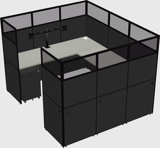 Cabine en u