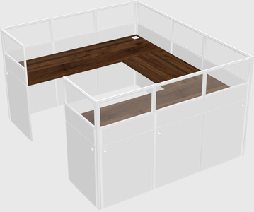 Cabine en u