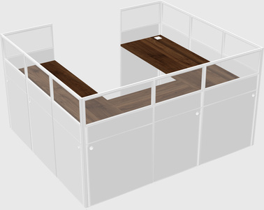 Cabine en u
