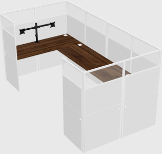Cabine en u