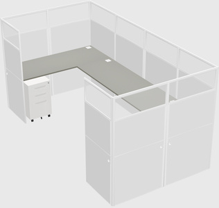 Cabine en u
