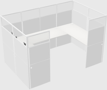 Cabine en u