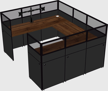 Cabine en u