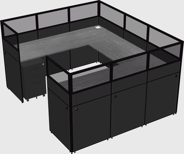Cabine en u