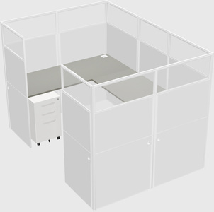 Cabine en u