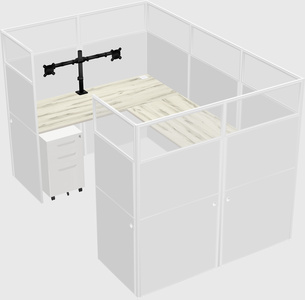 Cabine en u