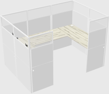 Cabine en u