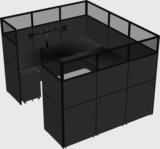 Cabine en u