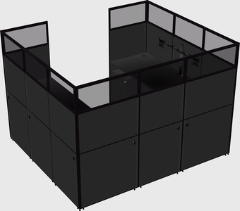 Cabine en u