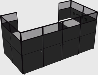 Cabine en u