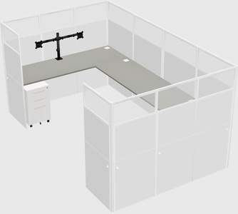 Cabine en u