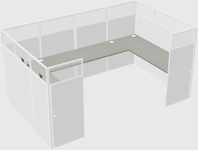 Cabine en u