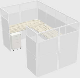 Cabine en u
