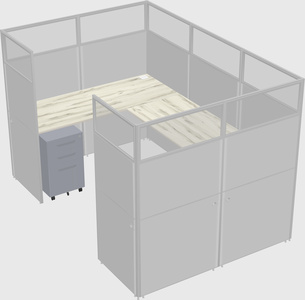 Cabine en u
