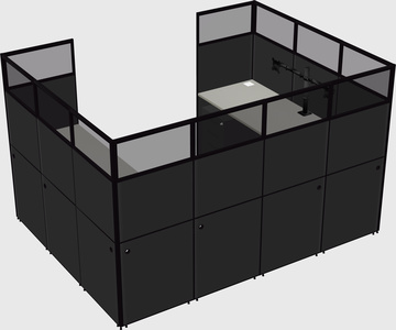 Cabine en u