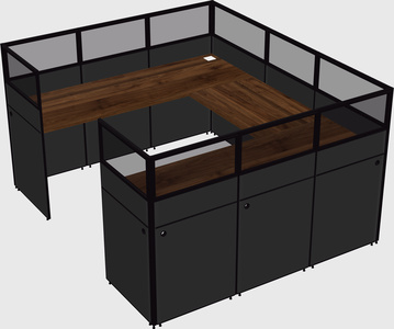 Cabine en u