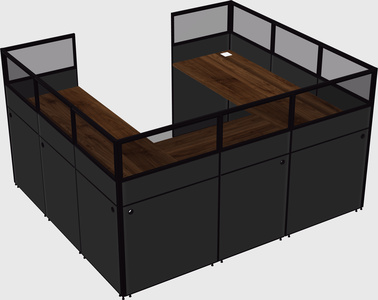 Cabine en u