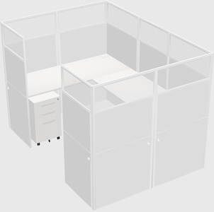Cabine en u