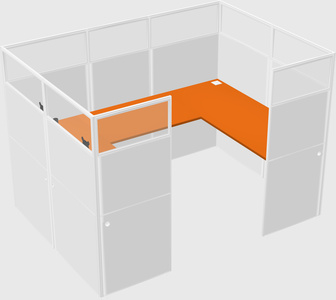 Cabine en u
