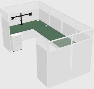 Cabine en u
