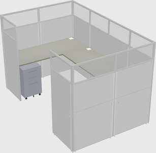 Cabine en u