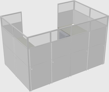 Cabine en u
