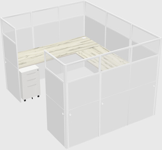 Cabine en u