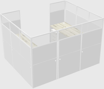 Cabine en u