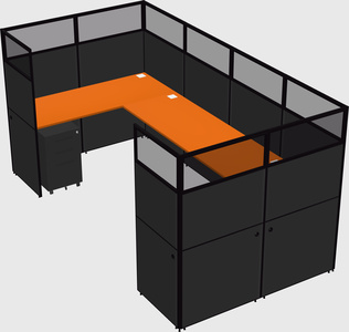 Cabine en u