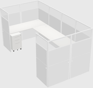 Cabine en u