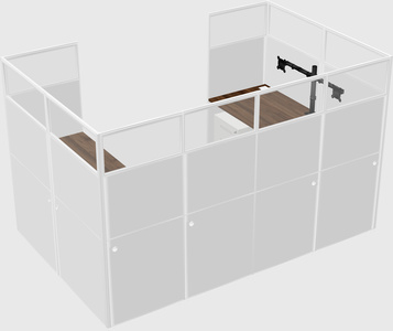Cabine en u