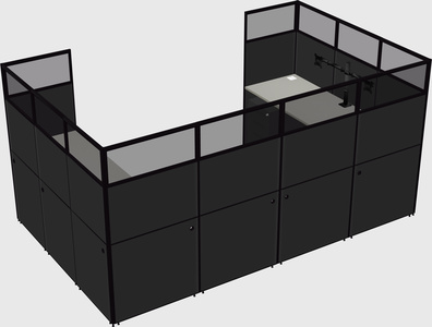 Cabine en u