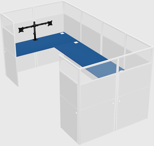Cabine en u