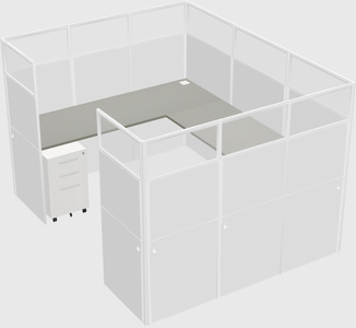 Cabine en u